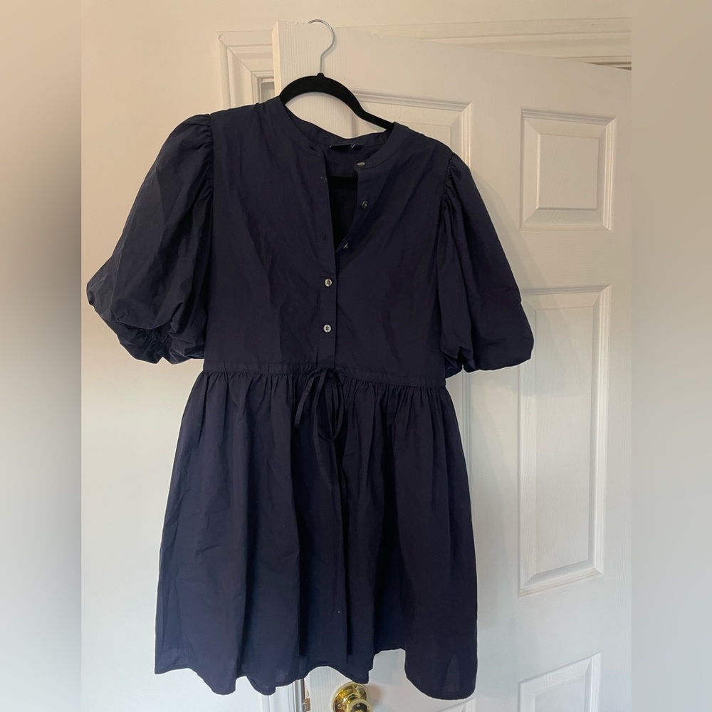 Gap Balloon Sleeve Mini Dress